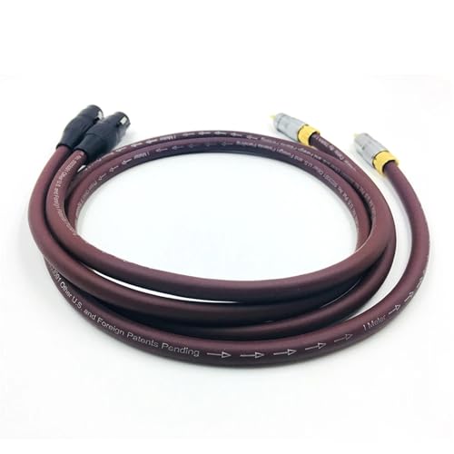 Câble interconnexion audio XLR RCA Nak-chi fil Prism 1m
