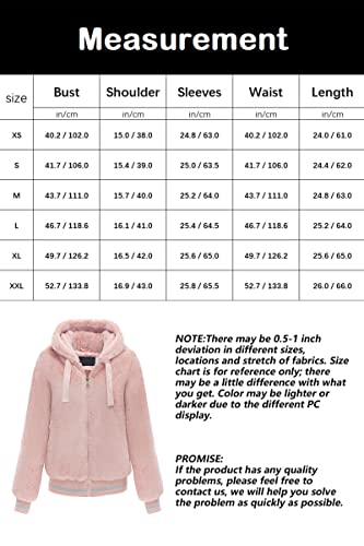 image for Bellivera Women Faux Fur Jacket with 2 Side-Seam Pockets The Coat with
