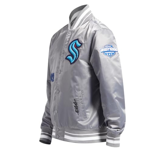 Image of Pro Standard Mens NHL Old English Satin Jacket