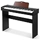 Eastar EK-10S Keyboard, 61-Tasten Klavier Standardgröße Upright Digital für Anfänger, Kinder Mit Sustain-Pedal und Notenbuchständer als Geschenk