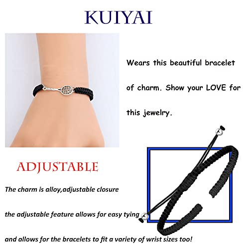 KUIYAI Tennis Racquet Bracelet for Tennis Lovers - Always Remember You are Braver, Stronger, Smarter Than You Think - Future Player Gift2