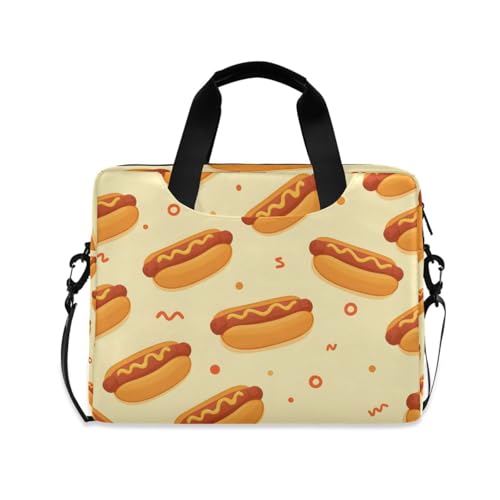 Maletín para portátil con diseño Hot Dog, 13-15.6 pulg. miniatura 1