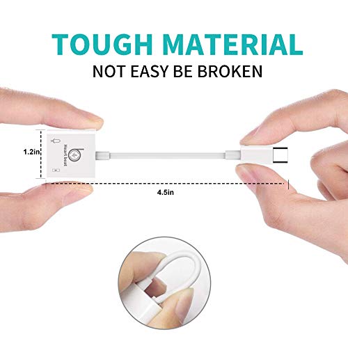 Adattatore da USB C a 3,5 mm con caricabatterie