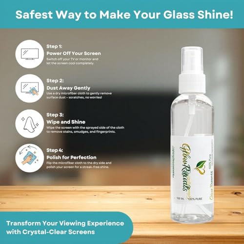 Image of Lens Cleaner Spray Kit for Eyeglasses, Camera Lens and Spectacles, Cleaning Solution with Microfiber Cloths, Anti-Smudge, 100ml (Pack of 1)