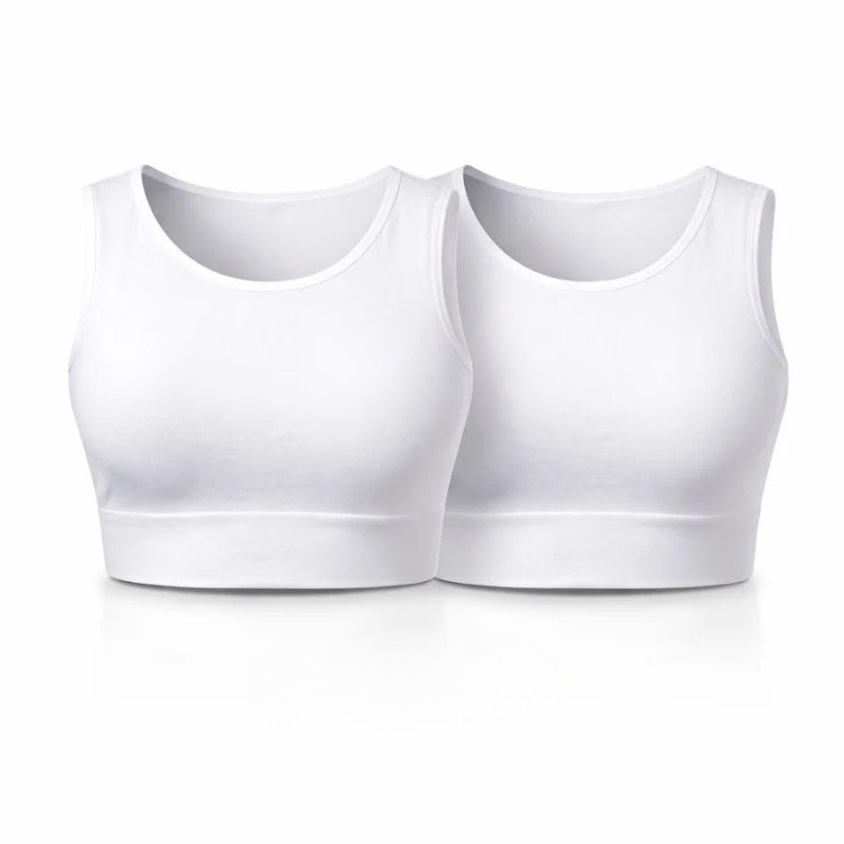 Image of Women Tank Top Cami Layering HALFTEE Tank Sleeve Tee | Demi Crop Undershirt for Women & Teens XS-6X