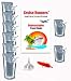 CRUISE RUNNERS Brand Ship Kit Flask 8 Pack Sneak Alcohol Runner Rum Liquor Smuggle Booze Gift (6x32 oz. + 2x8oz.)