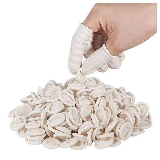 tifanso Finger Cots, Finger Covers Finger Protectors Fingertips Protector Disposable Medium Finger Gloves (Approx.210 PCS)
