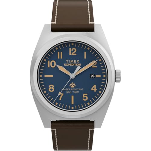 Image of TIMEX Expedition Tonneau 39mm Blue Dial Analog Men Watch - TW2Y30600UJ