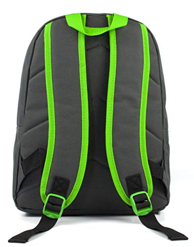 Minecraft Backpack Kids Pixel Creeper Pierced School Bag Gray One Size, sixteen if grey, One Size, sixteen if grey, One Size, Backpacks, Sixteen If Grey, Taille unique, backpacks