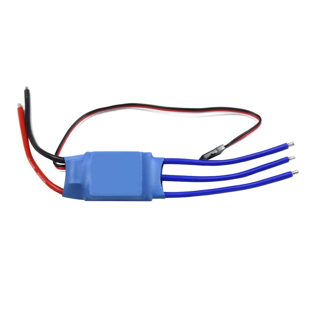 QWinOut 30 A Brushless ESC Speed Controller Blue Color for DIY RC Quadcopter Hexacopter Multi-Rotor Aircraft Drone (10 pezzi)
