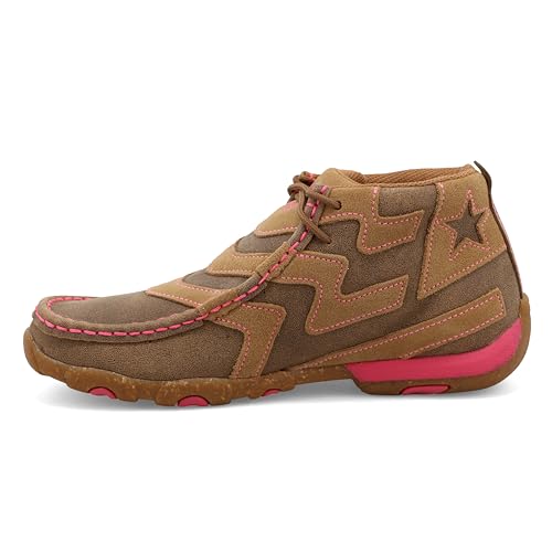 Image of Twisted X Women's Chukka Driving Moc, Moc Toe with CellSole, Bomber & Bomber, 6.5 M
