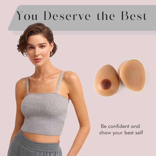 Image of Windsleeping Silicone Breast Forms Mastectomy Prosthesis Fake Boobs Breast Enhancers for Crossdresser Cosplay