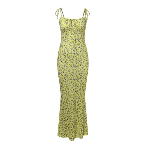 Robe maxi d'été ample contre la chaleur avec motif floral tendance - 7