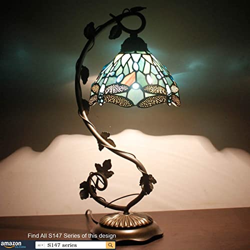 Image of WERFACTORY Tiffany Lamp Series Stained Glass Style Lampshade Decorative Living Room Bedroom