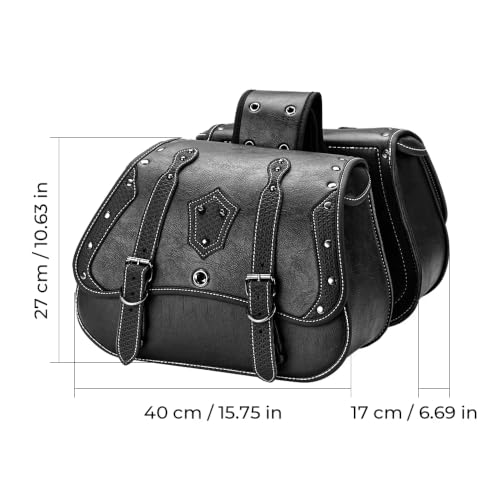 KuangChuDan Retro Cruiser Style Saddlebags