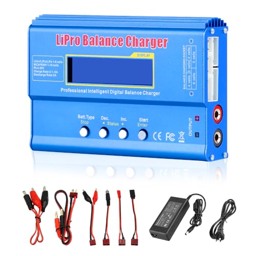 Chargeur de batterie Lipo intelligent avec adaptateur secteur complet