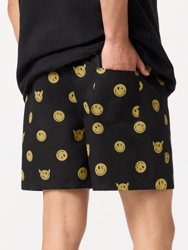 Image of The Souled Store Official Stranger Things: Hawkins Mens and Boys Regular fit Graphic Printed Cotton Green Color Men Boxer Shorts