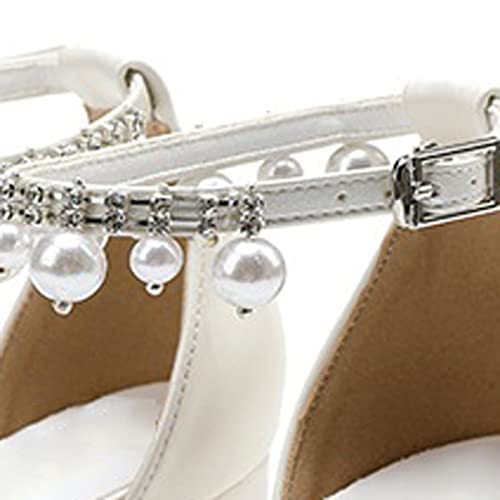 Talons pour femmes pointues en perles avec maintien et confort