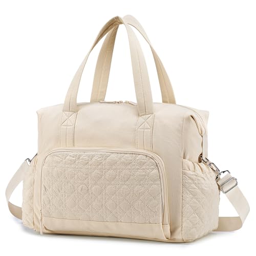 SPAHER Grand Sac a Langer Bebe 30L Sac Maternité Bebe Imperméable avec Compartiments Humide Mommy Bag avec Compartiments Multiples et Bandoulière Amovible