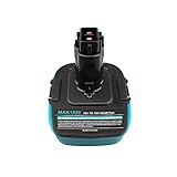 Battery Adapter for Makita DCA1820 18V Compatible with Makita Lithium Battery to DeWalt CA1820 18V...