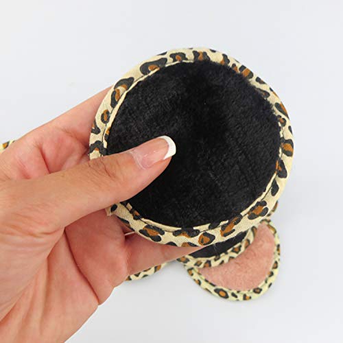 Makeup Blur Removal Cloth 12 Pads Per Set - Gently remove mascara, exfoliate skin, clean your face - Eraser for you makeup! Wipe your face free only with warm water (2X Long Pink Towels)
