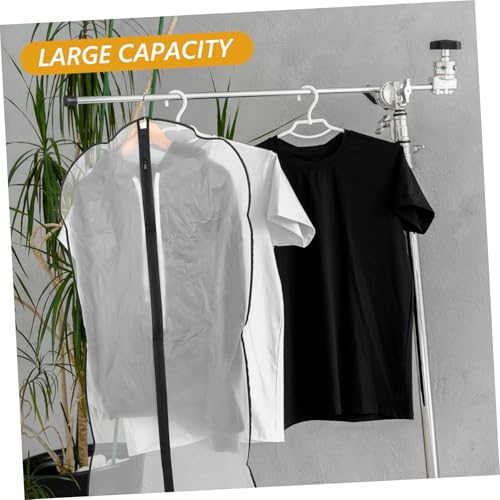 NUOBESTY 5pcs Garment Bags for Clothes Storage Hanging Clothing Cover for Suits and Lightweight Peva for Closet and Travel4