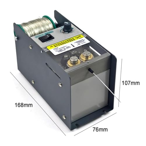 Dispensador automático de carrete de soldadura, velocidad ajustable, soporte de alambre de soldadura de 6 W para alambre de soldadura de 0,8 mm a 1,2 mm, accesorios de herramientas de soldadura con