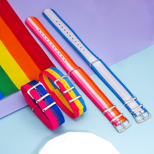 Nanafast LGBT Rainbow Wristband for Women, Men - Adjustable Pride Bracelet for Gay, Lesbian, Bisexual, Nonbinary, Asexual - LGBTQ Pride Accessories4