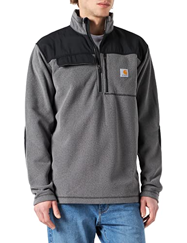 Carhartt è un marchio di abbigliamento da lavoro, i cui capi sono caratterizzati da una vestibilità più ampia sul petto e sulle spalle; se si preferisce una vestibilità più aderente al corpo, si consiglia di prendere una taglia in meno