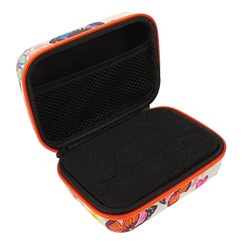 HAPINARY Bolsa De Almacenamiento para Botellas De Aceites Esenciales, Soporte Portátil para Aceites Esenciales, Bolsa De Almacenamiento para Aceites Esenciales, Bolsa De Transporte para