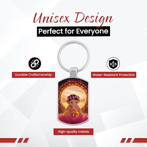 Image of Premium Printed Metal Keychain for Men & Women | High-Definition Artwork Print | Durable Key Ring for Car, Bike, Home & Office Keys | Stylish Decorative Key Holder Gift
