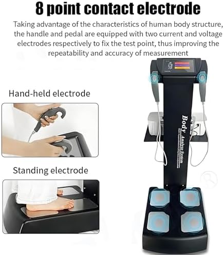 Body Fat Measurement Scale with Printer - 25 Metrics Analyzer, BIA Technology, 8 Sensors for Muscle & Visceral Fat - Accurate Health Tracking Device