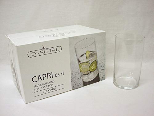 Preisvergleich Produktbild Dkristal Capri Cocktailglas, 0,5 l 7.8x7.8x14 cm durchsichtig