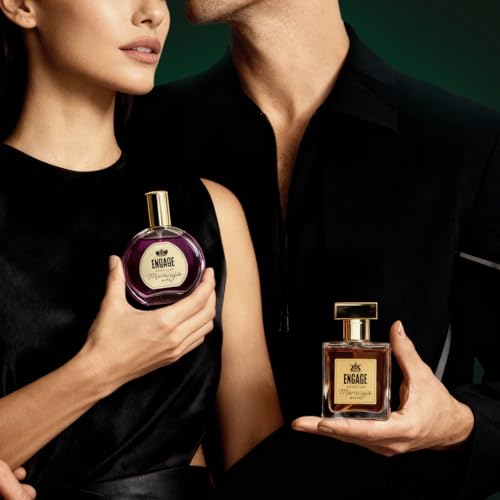 Image of Engage Brazilian Maracuja Luxury Perfume Gift Set for Men & Women 25mlx2, Unisex Perfume, Long Lasting Luxury Perfume, Premium Couple Gift Set, Birthday, Anniversary Gift Hamper