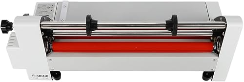 Miniatura 5 de Laminador de rollo en frío caliente, 110 V, 13 pulgadas, laminador V350, pantalla digital, máquina laminadora de una y doble cara, 4 rodillos,