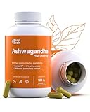 Ashwagandha Alta Potencia: Adaptógeno y Nootrópico con Sensoril® (10% Withanolidos) | Sueño Profundo, Bienestar General, Energía, Concentración | 4 Meses | 2x Más Concentrado que el KSM-66