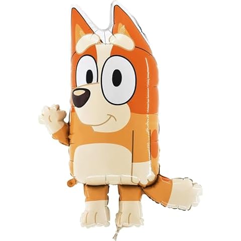 Toyland® 32 Inch Bingo Shaped Character Foil Balloon From Bluey - Kids Party Balloons Cover