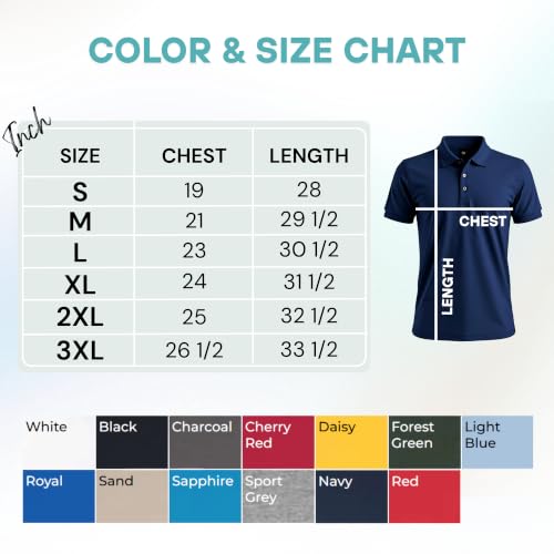 Polo personalizado bordado con logo, camisa de trabajo y golf, personaliza tu texto o logo, uniforme empresarial miniatura 6