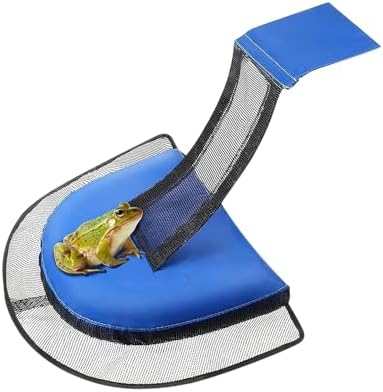 Rampa di Fuga per Piscina, Rampa Galleggiante Salvataggio Rampa di Fuga per Animali da Piscina Rampa Piscina Animali Rampa di Salvataggio della Piscina per Salvare Rane Uccelli scoiattoli, Blu