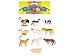 Price comparison product image Pack 10 x Children's Kids Mini Toy Farm Animal Play Figures Figurines Cow Pig Horse etc