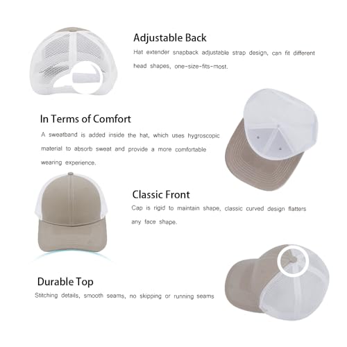 Image of ZH 12 Pack Mesh Trucker Hats, Bulk Baseball Caps for Men and Women, Trucker Cap Wholesale