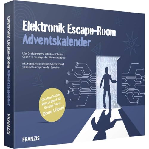 FRANZIS 67154 - Elektronik Escape Room Adventskalender, 24 Tage...