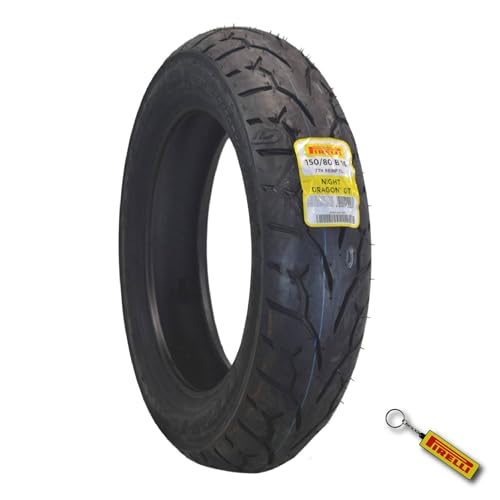 Pirelli Night Dragon GT 150/80B16 M/C 77H REINFTL Cruiser Motorcycle Rear Tire - Superior Traction & Handling for High-Performance Cruisers w/Keychain
