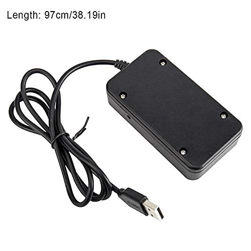 Image of 10 Port USB 2.0 Hub for Laptop PC I 1.5 Mtr Long Cable | Single On /Off Control Switch, Play and Plug with High Speed Data Transfer Rate (10 in 1 USB Hub Black)