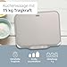 ADE Extra große Küchenwaage digital bis 15kg | Küchenwaage große Wiegefläche 26x31 cm | perfekt als Kuchenwaage, Paketwaage, Fleischwaage