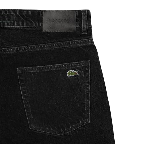 Lacoste Men's Five Pocket Straight Cut Indigo Jeans3
