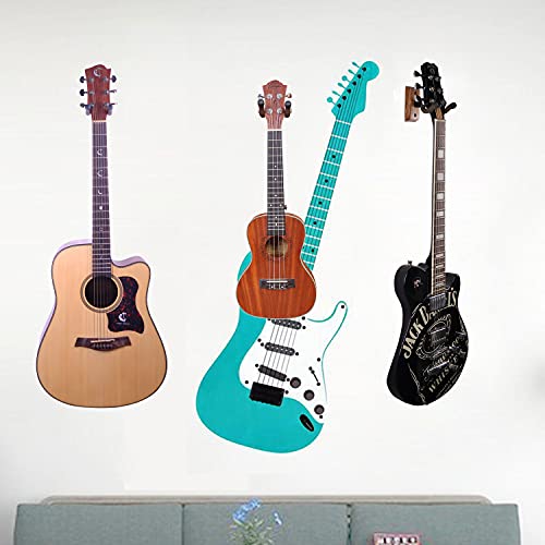 Support Mural Pour Guitare, Support Mural Pour Ukulélé Pour Guitare en Bois Dur Zèbre,Crochet Mural Pour Cintre Pour… - Les Beatles, Paul McCartney, John Lennon, RIngo Starr, George Harrison Support Mural Pour Guitare, Support Mural Pour Ukulélé Pour Guitare en Bois Dur Zèbre,Crochet Mural Pour Cintre Pour… – Image 8