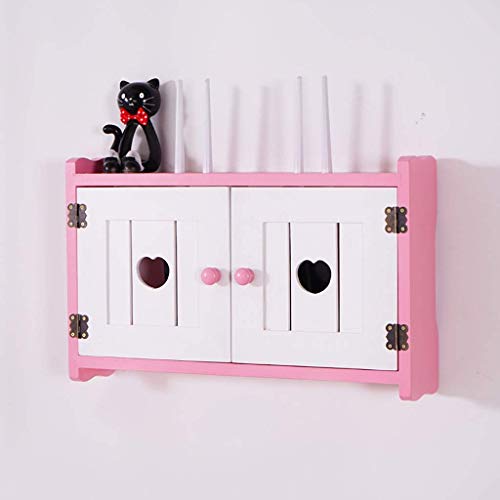 Schwimmende Regale An der Wand montiertes Router-Lagerregal, MDF-Material, Kabelbox/Router/Fernbedienung/DVD-Player/Spielekonsole 43,5 * 9 * 27