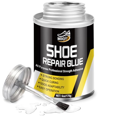 Miioto Pegamento para Zapatos, Pegamento Zapatos, Cola Zapatero Profesional, para Cuero, Caucho, Plástico, PVC, Impermeable, 170g