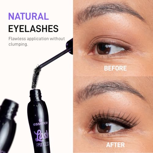 Multibrite Essence Lash Princess Mascara – Long-Lasting, Natural-Looking Lashes with Intense Color, Water & Smudgeproof Formula, No Clumping, No Harsh Chemicals - Image 4